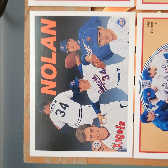 1990 Upper Deck Baseball Heros Nolan Ryan cards 10-18 - Picture 2 of 15